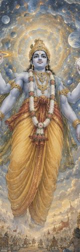 0x1; Vishwarupa Darshana; Krishna showing his Universal Form to Arjuna during the Mahabharata war